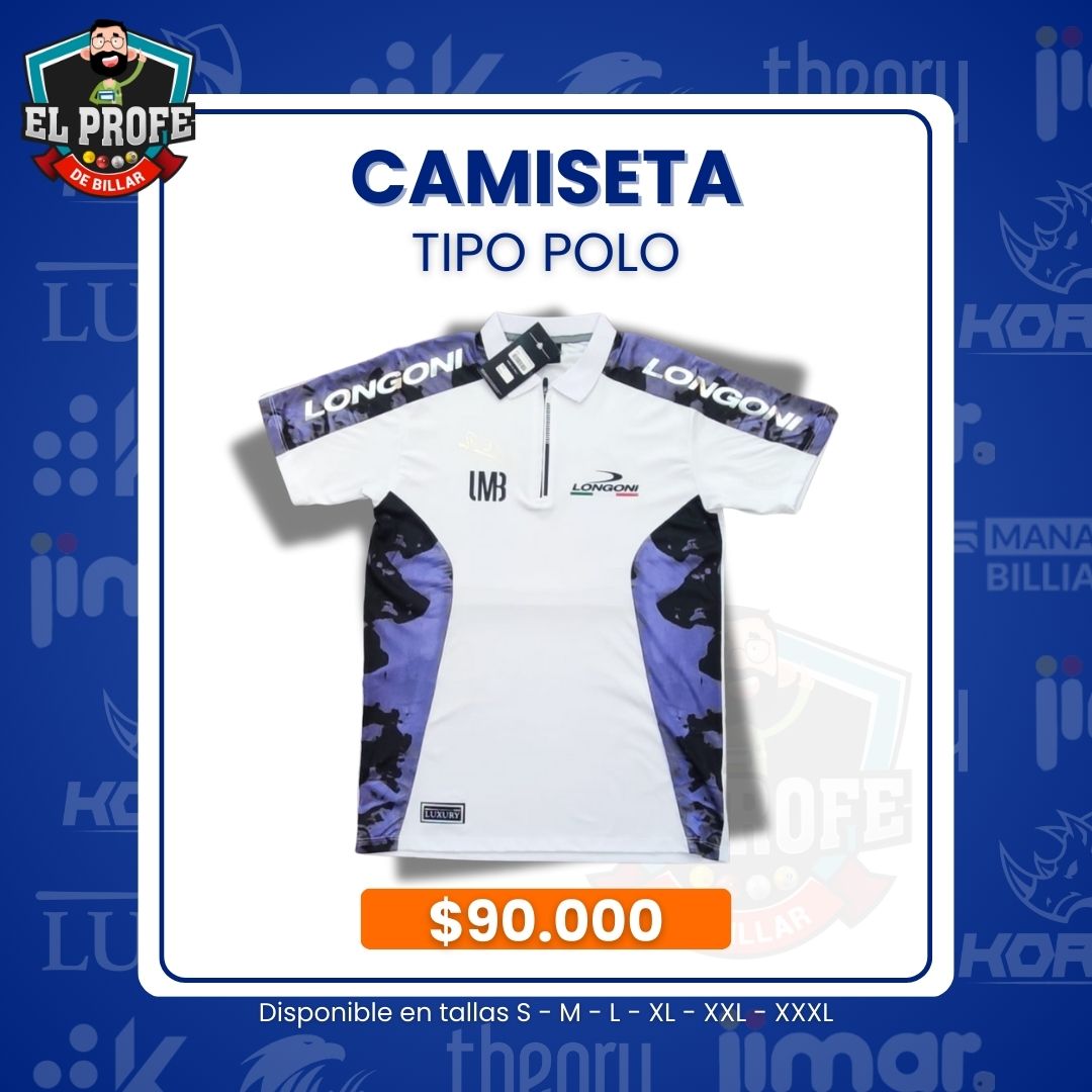 Ropa | Camiseta Longoni | Blanco Morado
