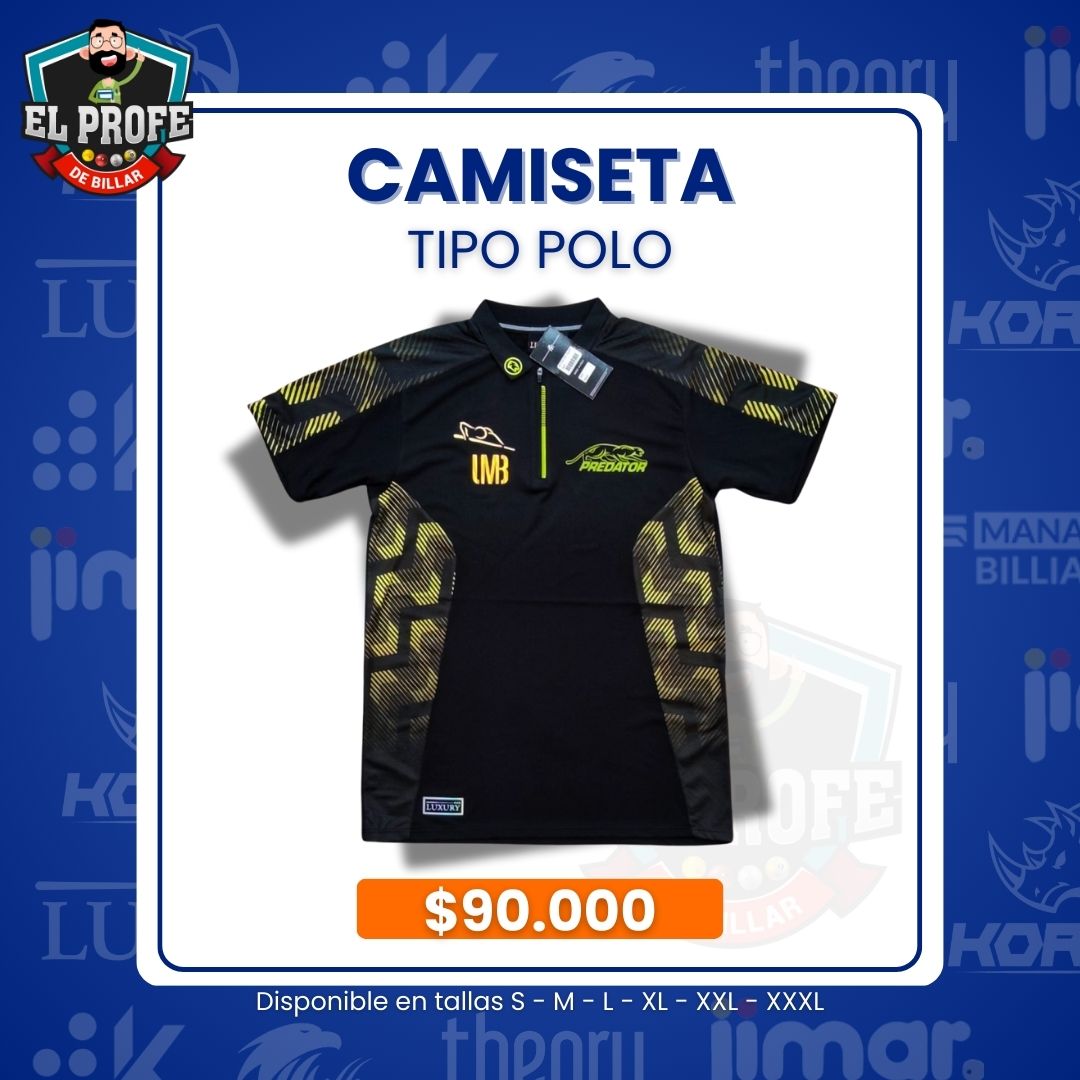 Ropa | Camiseta Predator | Negro Amarillo