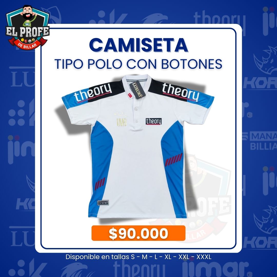 Ropa | Camiseta Theory | Blanco Azul