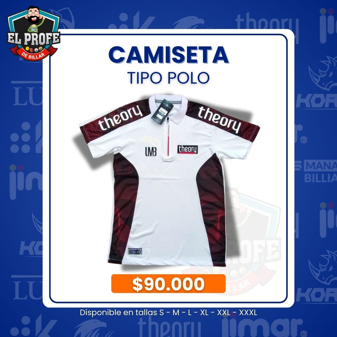 Ropa | Camiseta Theory | Blanca Vinotinto