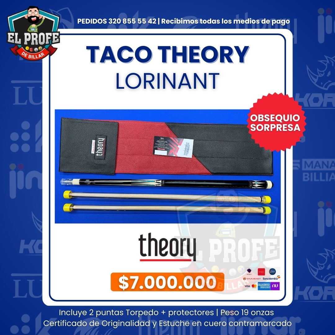 Taco de Billar Theory Lorinant